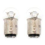 2-Pack Mini 1157 Clear Turn Signal Bulbs