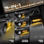 48" LED Running Board Lights with Turn Signals