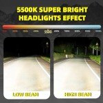 Bright 5500K Headlight Bulbs for Toyota RAV4