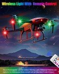 Wireless LED Strobe Lights with Remote Control - 4 Pcs