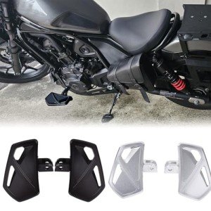Motorcycle Highway Pegs Anti-Slip Footpegs - Black