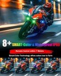 Wireless LED Strobe Lights with Remote Control - 4 Pcs