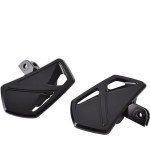 Motorcycle Highway Pegs Anti-Slip Footpegs - Black