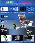 Wireless LED Strobe Lights with Remote Control - 4 Pcs