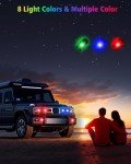 Wireless LED Strobe Lights with Remote Control - 4 Pcs