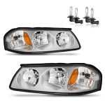 Chevy Impala Headlight Assembly (2000-2005) - Chrome