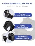Light Bar Mount Bracket for ATV - Set of 2