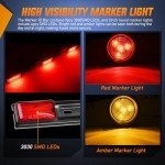 Nilight 6-Inch Oval LED Trailer Light Kit