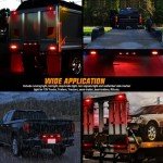 Nilight 6-Inch Oval LED Trailer Light Kit