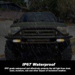 4-Pack 6" Oval LED Strobe Lights for Trucks