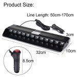 XTAUTO 12V LED Emergency Strobe Light for Vehicles