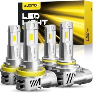 AUXITO 9005/H11 Fog Light Bulbs - 62000LM Pack of 4