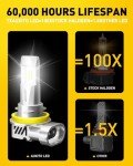 AUXITO 9005/H11 Fog Light Bulbs - 62000LM Pack of 4