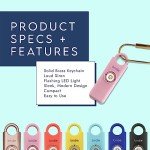 Birdie Personal Safety Alarm Keychain - Blossom
