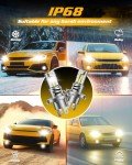 Super Bright H4 Light Bulbs - 25000 Lumens