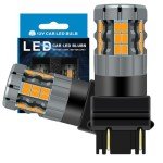 Zyvirexa 3157 LED Amber Turn Signal Bulbs - 2 Pack