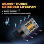 Zyvirexa 3157 LED Amber Turn Signal Bulbs - 2 Pack