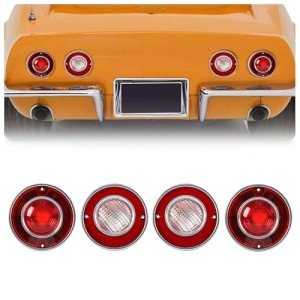 HECASA Tail Light & Backup Light Set for Corvette