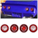HECASA Tail Light & Backup Light Set for Corvette
