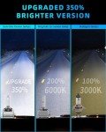SENROBO D1S 6000K HID Headlight Bulbs - Pack of 2