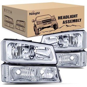 Chevy Silverado Headlight Assembly Replacement Set