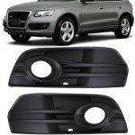 Audi Q5 Front Fog Light Lamp Covers Trim - Black