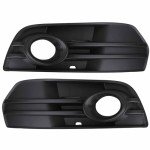 Audi Q5 Front Fog Light Lamp Covers Trim - Black