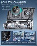 Chevy Silverado Headlight Assembly Replacement Set