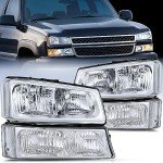 Chevy Silverado Headlight Assembly Replacement Set