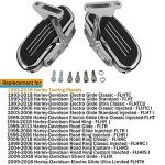 Chromed Passenger Floorboards for Harley Touring Models