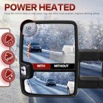 Chrome Towing Mirrors for 2007-2013 Chevy & GMC