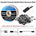 20 Count 2-Prong Double Female Bullet Plugs