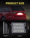 Bright White LED License Plate Lights for Dodge Durango