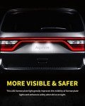 Bright White LED License Plate Lights for Dodge Durango
