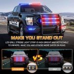 30" LED Emergency Strobe Lights for Trucks