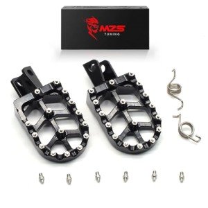 MZS Wide Foot Pegs for KLR650 Motorcycle