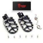 MZS Wide Foot Pegs for KLR650 Motorcycle