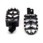 MZS Wide Foot Pegs for KLR650 Motorcycle