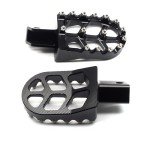 MZS Wide Foot Pegs for KLR650 Motorcycle