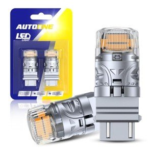AUTOONE 3157 Amber LED Bulbs - Super Bright Pair