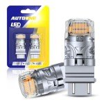 AUTOONE 3157 Amber LED Bulbs - Super Bright Pair