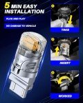 AUTOONE 3157 Amber LED Bulbs - Super Bright Pair
