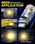 AUTOONE 3157 Amber LED Bulbs - Super Bright Pair