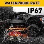 60-Inch Waterproof Truck LED Running Board Light Set