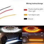 60-Inch Waterproof Truck LED Running Board Light Set