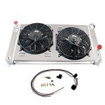Cubauto 3-Row Aluminum Radiator with Fan Kit
