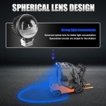 LED Blue Arc Forklift Safety Warning Light 30W