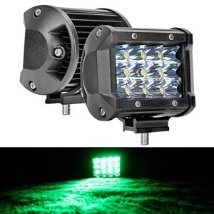 Green 4-inch 36W LED Light Bar for Trucks
