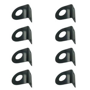 3/4" Round Marker Light L Mounting Bracket - 8 Pack
