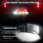 VANKUB LED License Plate Lights for Colorado Canyon